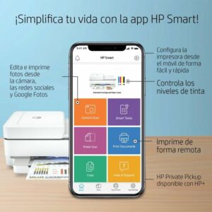 Multifunción HP Envy 6420e WiFi/ Fax Móvil/ Dúplex/ Blanca