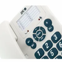 spc 3602b telefono original 3m ml lcd blanco