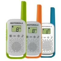 motorola t42 walkie talkie 4km 16ch blanco triple