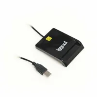 iggual lector tarjetas id dni sip usb 2.0 negro