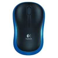 logitech raton inalambrico m185 azul