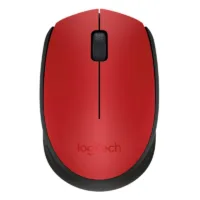 logitech raton inalambrico m171 1000 dpi neg/rojo