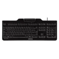 cherry teclado+lector chip integrado (dnie) negro