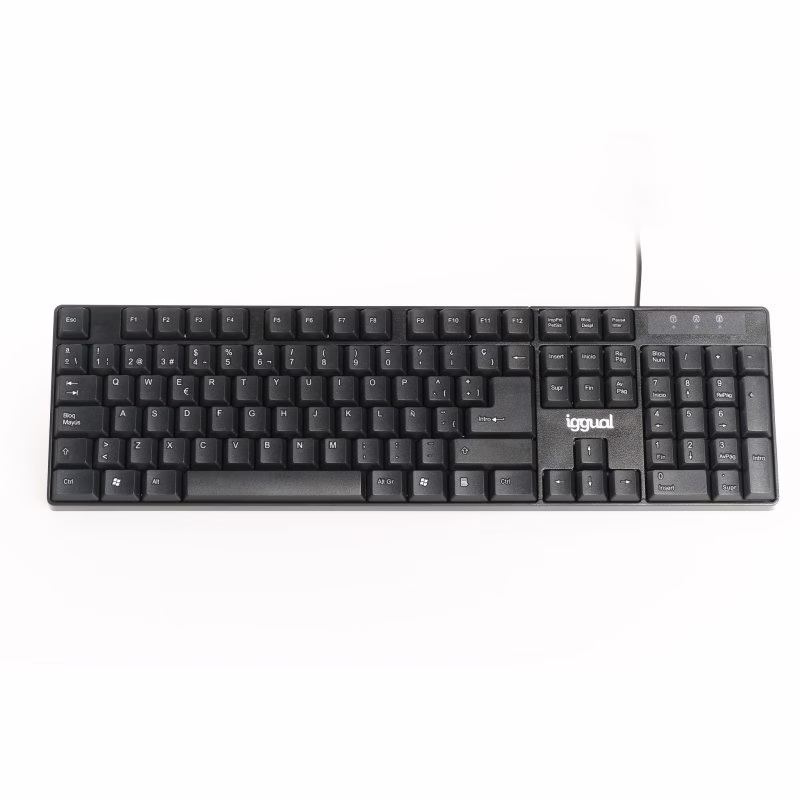 iggual teclado estandar ck frameless 105t negro