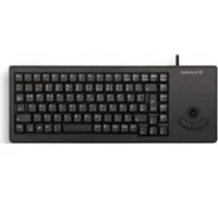 cherry teclado xs plano trackball negro