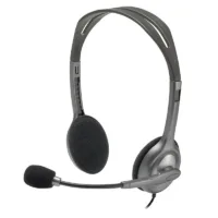 logitech auricular+mic h111 negro