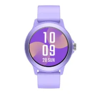 spc reloj smartwatch smartee duo vivo violeta + correa extra