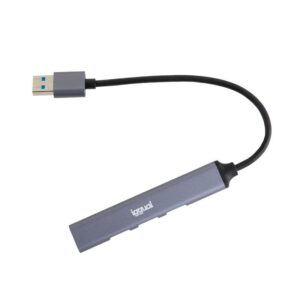 iggual Hub USB 3 puertos USB 2.0 + 1 USB 3.0 THIN