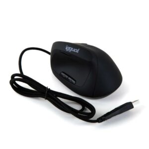 iggual Raton vertical USB ERGO-V 2400DPI negro,ERGO-V,iggual Raton vertical,IGG318386,8435364318386