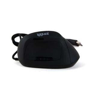 iggual Raton vertical USB ERGO-V 2400DPI negro,ERGO-V,iggual Raton vertical,IGG318386,8435364318386