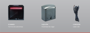 Lector de Codigos de Barras Scaner TLM B3120 2D Sobremesa USB