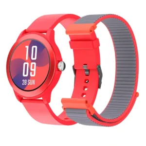 spc smartwatch smartee duo vivo rojo + correa extra