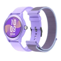 spc reloj smartwatch smartee duo vivo violeta + correa extra
