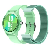spc reloj smartwatch smartee duo vivo verde + correa extra