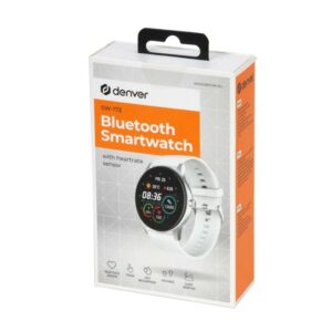 Denver SW-173 Reloj Smartwatch Bluetooth 1.28" Frec.Cardiaca IP67 Blanco