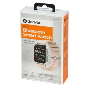 Denver SW-181 Smartwatch BT 1.7" FC PA OS IP67 Rosa,Denver SW-181,SW-181,SW-181 Smartwatch,5706751060526,116111000390