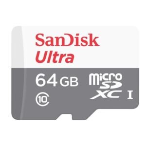 Tarjeta de Memoria Sandisk SDSQUNR-064G-GN3MA microSD/XC 64GB CL10 c/adap