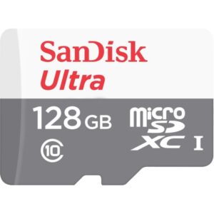 Tarjeta de Memoria Sandisk SDSQUNR-128G-GN3MA microSD/XC 128 CL10 c/adap