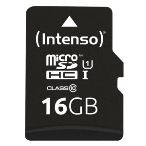 Tarjeta de Memoria Intenso 3423470 Micro SD UHS-I Premium 16GB c/adap,4034303019809,Intenso 3423470,3423470,Micro SD UHS-I Premium 16,Premium 16