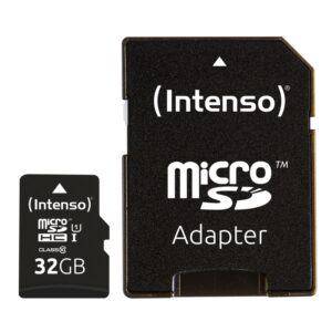 Tarjeta de Memoria Intenso 3423480 Micro SD UHS-I Premium 32GB c/adap,Intenso 3423480,Premium 32,Micro SD UHS-I Premium 32,3423480,4034303019830