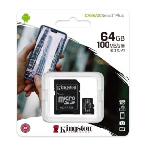 Tarjeta de Memoria Kingston SDCS2/64GB micro SD XC clase 10 64GB c/adap,740617298697,Kingston SDCS2/64GB,SDCS2/64GB,XC clase 10