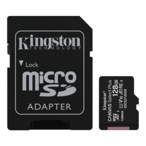 Tarjeta de Memoria Kingston SDCS2/128GB microSD XC clase 10 128GB c/adap