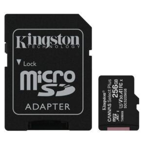 Tarjeta de Memoria Kingston SDCS2/256GB microSD XC clase 10 256GB c/adap,Kingston SDCS2/256GB,SDCS2/256GB,microSD XC clase 10,740617298710