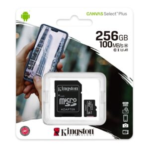 Tarjeta de Memoria Kingston SDCS2/256GB microSD XC clase 10 256GB c/adap,Kingston SDCS2/256GB,SDCS2/256GB,microSD XC clase 10,740617298710