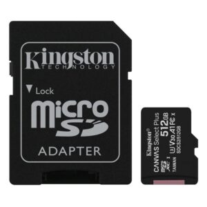 Tarjeta de Memoria Kingston SDCS2/512GB microSD XC clase 10 512GB c/adap