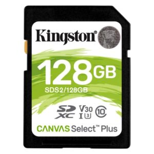 Tarjeta de Memoria Kingston SDS2/128GB SD XC 128GB clase 10