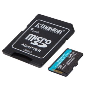 Tarjeta de Memoria Kingston SDCG3/64GB micro SD XC clase 10 64GB c/adap,Kingston SDCG3/64GB,SDCG3/64GB,740617301045