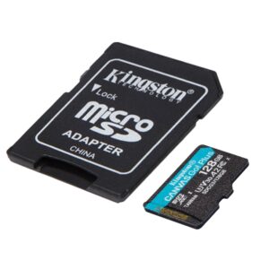 Tarjeta de Memoria Kingston SDCG3/128GB microSD XC clase 10 128GB c/adap