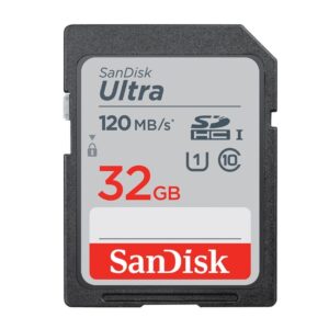 Tarjeta de Memoria SanDisk Ultra 32GB SD/HC 120MB/s