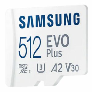 Tarjeta de Memoria Samsung MicroSD/HC EVO Plus 512GB Clase 10 c/adap,EVO Plus 512GB,Samsung MicroSD/HC EVO Plus,MB-MC512KA/EU,8806092411173