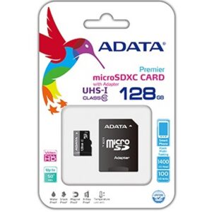 Tarjeta de Memoria ADATA MicroSD/HC 128GB UHS-I CLASS10 c/adapt