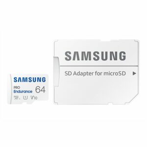 Tarjeta de Memoria Samsung MicroSD/HC Pro Endurance 64GB Clase 10 c/adap