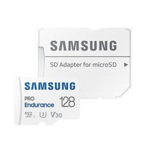 Tarjeta de memoria Samsung MicroSD/HC Pro Endurance 128GB Clase 10 c/adap