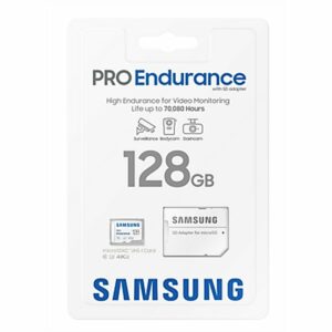 Tarjeta de memoria Samsung MicroSD/HC Pro Endurance 128GB Clase 10 c/adap