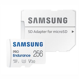 Tarjeta de Memoria Samsung MicroSD/HC Pro Endurance 256GB Clase 10 c/adap
