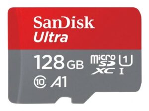 Tarjeta de Memoria Sandisk Ultra microSD/XC 128GB UH S-I C10 c/adap