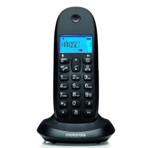 MOTOROLA C1001 CB+ Telefono DECT Negro,107C1001CB+,C1001,5055374715741