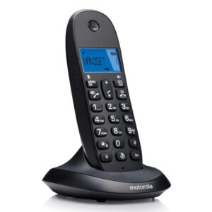 MOTOROLA C1001 CB+ Telefono DECT Negro,107C1001CB+,C1001,5055374715741