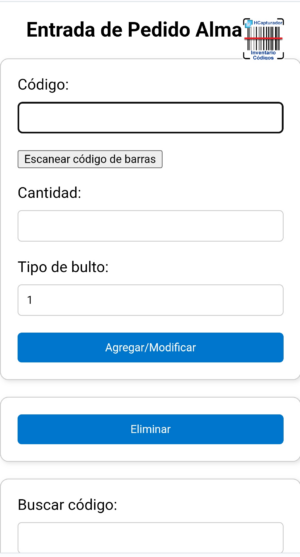 Aplicación de Captura de Códigos para todas las plataformas HCapturador