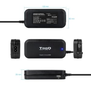 Tooq Cargador universal portátil automático 90w,automático 90w,Tooq Cargador universal portáti,TQLC-90BS02AT,8433281007246