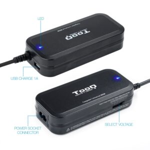 Tooq Cargador portátil 90W manual 12 conectores,Tooq Cargador portátil 90W,TQLC-90BS02M,8433281007239