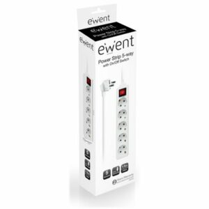 EWENT EW3916 Regleta 5 Tomas / 1 interruptor 1.5m,EWENT EW3916,EW3916,Regleta 5 Tomas,1 interruptor 1.5m,8054392610400