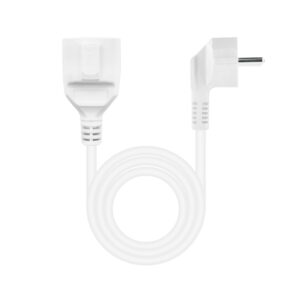 Nanocable Cable Alimentacion Alargador schuko blanco 5 M,Alargador schuko blanco 5 M,10.22.0605-W,8433281010642