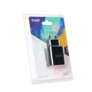 Tooq Cargador pared USB-C PD3.0 20W Negro,TQWC-PDUSBC20B,8433281013247,Tooq Cargador pared