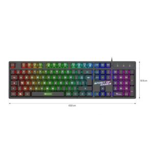 Spirit of Gamer teclado Membrana USB Pro K1 CLA-PK1ES