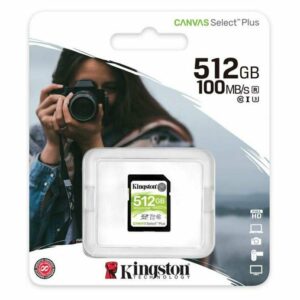 Tarjeta Memoria Kingston SDS2/512GB SDXC 512GB clase 10